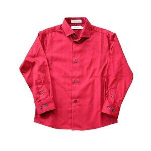 Calvin Klein Red Dress Shirt